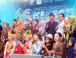 Meriahkan HUT Kabupaten OKI, Lempuing Jaya Tampilkan Tarian Tradisional Cendrawasih