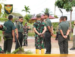 Pangdam II/Sriwijaya Tinjau Rehab Swadaya dan Revitalisasi Fasilitas Pendidikan, Perumahan Prajurit, dan Program Urban Farming Kodam II/Swj di Palembang