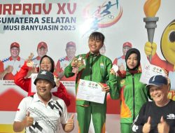 Gendis Ruli Indiarta Kembali Persembahkan Medali Emas untuk Kota Palembang di Porprov Muba 2025