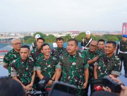 Pangdam II/Sriwijaya dampingi Kasad Hadiri Topping Off Ceremony Pembangunan Poliklinik Terpadu MCU dan Rawat Inap Eksekutif RS TK. II dr. AK Gani