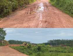 Masyarakat Resah Keluhkan Jalan Rusak dan ugal-ugalannya mobil Proyek,Akibat Proyek Pengerukan Tanah didesa Harapan Makmur desak untuk di berhentikan