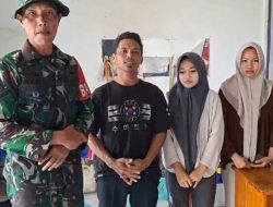 Sigap, Babinsa Desa Karang Jadi Koramil 403-04/Belitang Kodim 0403/OKU Berhasil Evakuasi Warga Terjebak Banjir