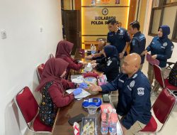 Semarak HUT Labfor Polri ke-72, Bidlabfor Polda Sumsel Wujudkan Kepedulian Sosial