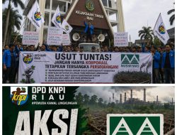 Ratusan Pemuda Riau Geruduk Kejati, KNPI Desak Pengusutan Tersangka Perseorangan dalam Kasus PT Musim Mas